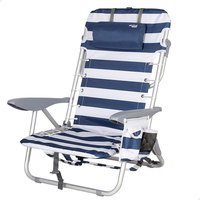 aktive-低折叠沙滩椅-4-带垫子和口袋位置的射线